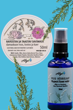 Rahustav ja taastav savimask + puju hüdrolaat